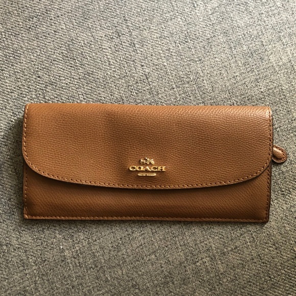 Coach Handbags - Coach Soft Wallet in Crossgrain Leather